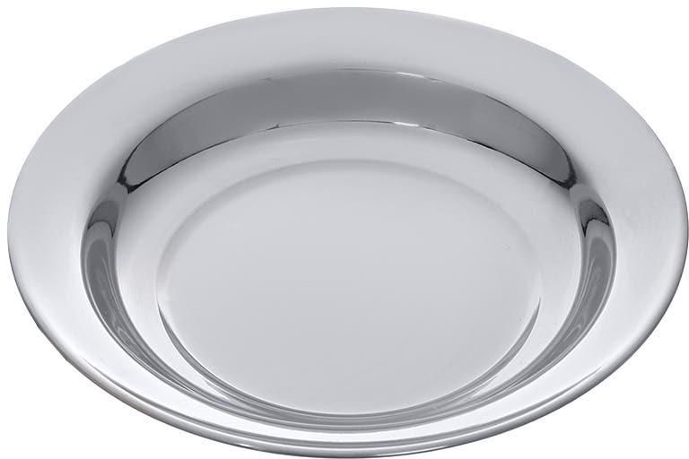Get Aboud Round Plate, 17 cm - Silver with best offers | Raneen.com