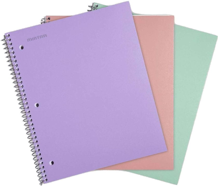 Mintra A5 Notebook - 100 Sheets - 3 Pieces