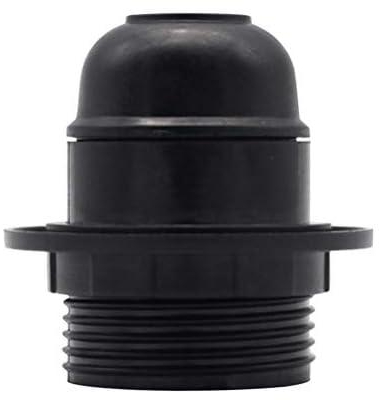 Plastic Lamp Bases Adapter E27/E26 4A Light Bulb Lamp Holder Pendant Screw Cap Socket Vintage Black 250V Light Base