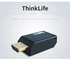 Thinklife HDMI to VGA Converter for Lenovo HDMI Dock, HDMI to VGA Compatible with Lenovo HDMI Laptops