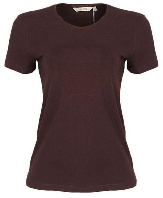 East West Stretch T-Shirt-Brown