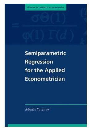 Semiparametric Regression for the Applied Econometrician