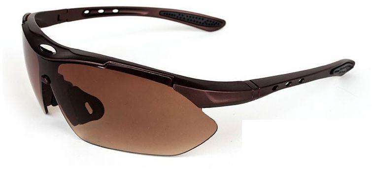 Wrap Around Sunglasses For Unisex, Brown