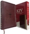 KJV Large Print Personal Size Reference Bible, Brown LeatherTouch And Imitation Leather By Holman