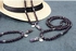 JSDDE 108 Mala Prayer Beads Wrap Bracelet Natural Crystals Gemstone Lotus Pendant Necklace for Healing Meditation