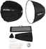 Godox P120L 48" 120Cm Deep Parabolic Reflector Portable Hexadecagon Softbox Bowens Mount For Studio Flash Strobe