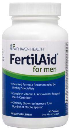 Fair Haven Health FertilAid For Men (Improve Sperm Count, Motility.