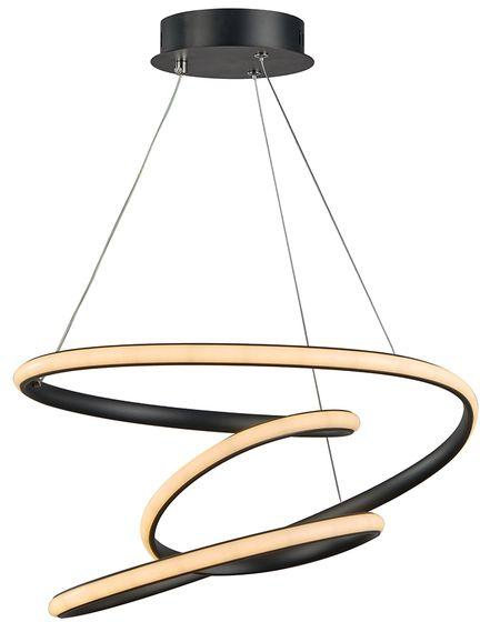 black /Modern led chandelier - ON LIGHT