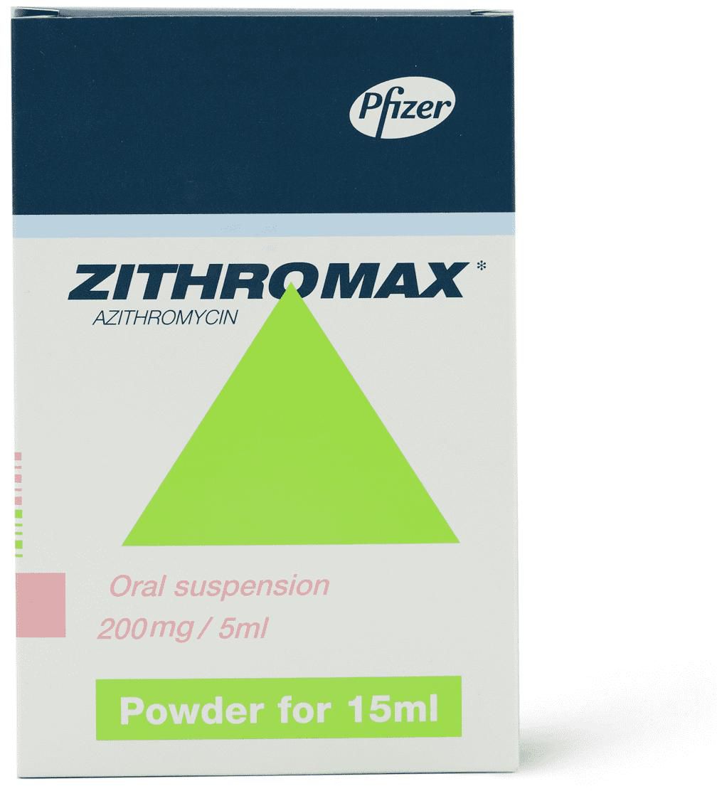 Zithromax, Antibiotic, Suspension - 15 Ml