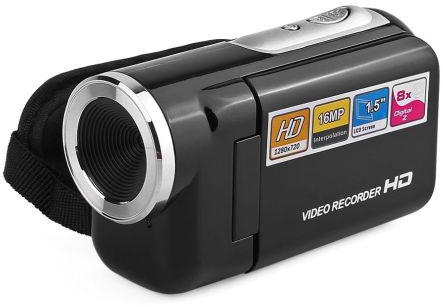 Portable Mini HD 1080p DV180 16MP Video Camera Fotografic With 1.5" TFT Screen 8X Digital Zoom Camcorder Digital Recorder HITIME