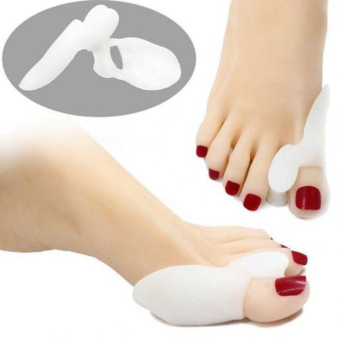 2pcs Silicone Gel Little Toe Corrector Protector ,Separator Toe Straightener Foot Care .