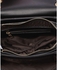 Shoe Room Leather Cross Body Bag - Black