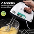 RAF Hand Mixer Handheld Electric Mixer 7 Speeds Double Rod Stirring, Stainless Steel Quick Mixer for Whipping and Dough kneading Baking 260W Essential Kitchen Equipment.