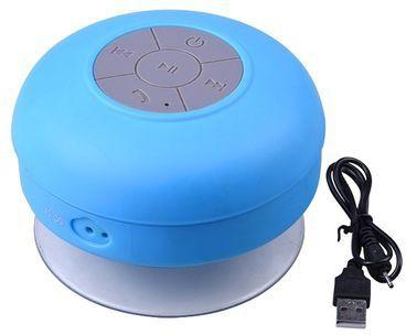 Generic Waterproof Sucker Bluetooth Speaker - Blue.