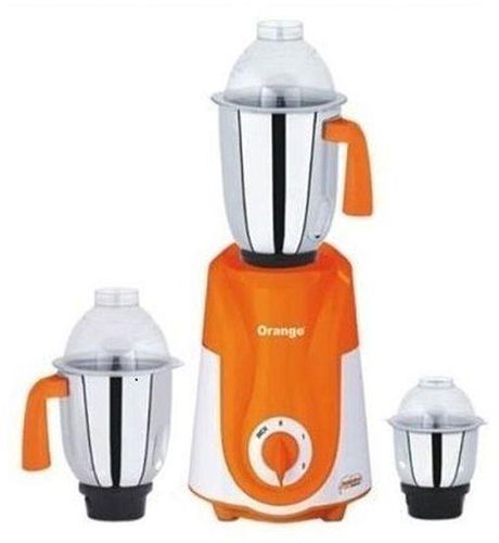 Orange Jumbo 1000Watts Mixer Grinder 4 Jars Set