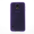 Glossy Surface Matte Inner Soft TPU Case & Screen Guard for Samsung Galaxy S5 G900 [Purple]