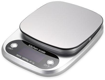 Generic High-precision 10kg/1g Electric Kitchen Digital Scale With LCD Display - Silver