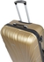 Senator Hard Case Trolley Luggage Set of 4 Suitcase for Unisex ABS Lightweight Travel Bag with 4 Spinner Wheels KH115 Gold