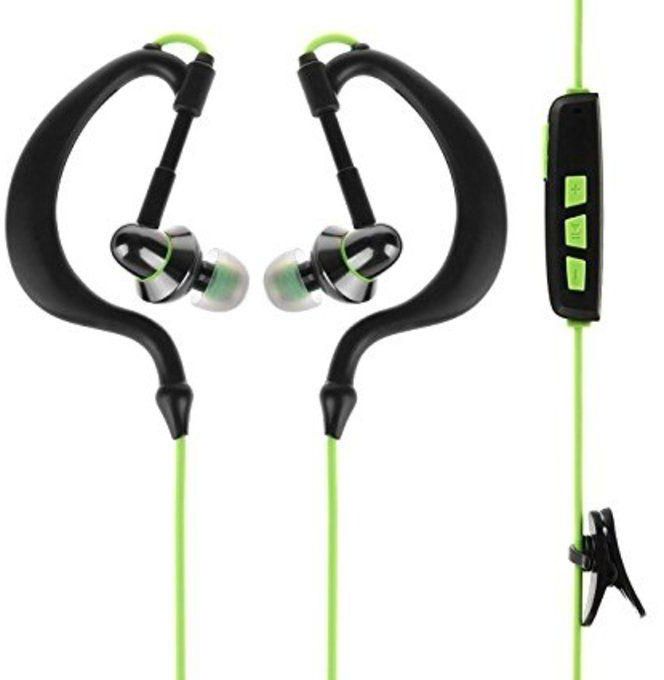 W King W-KING S11 Sports Sweatproof Bluetooth In-Ear Earphone, Green