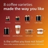 فيليبس ماكينة تحضير الاسبريسو الاوتوماتيكية بالكامل من سلسلة 4300 EP4346/70، 8 تخصصات القهوة، محلول حليب لاتيجو، شاشة بديهية، بلاستيك، أسود