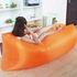 Portable Inflatable Air Bed Sofa Outdoor Beach Camping Sleeping Lazy Bag Orange