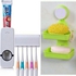 Double Layer Soap Dish + Toothpaste Dispenser And Toothbrush Holder