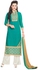 Readymade Fancy Plazo Cotton Salwar Suit For Women, Green, Size XL, KTS043XL