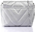 Silvio Torre Stylish Trendy Handbag-Bag -silver