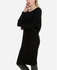 Goelia Plain Long Pullover - Black