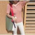 Casual Tote Shopping Bag for Women - Pink and Red