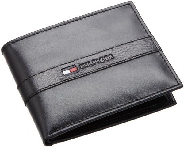 Tommy Hilfiger Ranger Wallet For Men (Black, Leather)