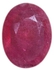 حجر الياقوت ‫(RUBY) بقصة ألماسية بيضاوي الشكل 4.5 قيراط