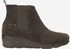 Crocs High Boot Wedge - Dark Brown