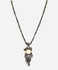 ZISKA Glass Beaded Necklace Seashell Pendent - Multicolour