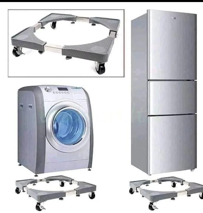 56cm×56cm Adjustable Heavy Duty Movable Wheel Special Base for Washing Machine and Fridge Refrigerator Stand