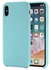 Iphone XR Silicone Pouch Back Case - Blue