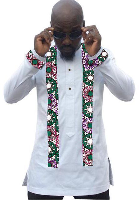 Clothing Mens Clothing Shirts & Tees Dress Shirts African print slim fit Limited Edition men's dress shirt Woodin 100% cotton shirts for men willing to transcend style boundaries. 