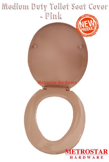 Metrostarhardware Medium Duty Toilet Seat Cover (Pink)