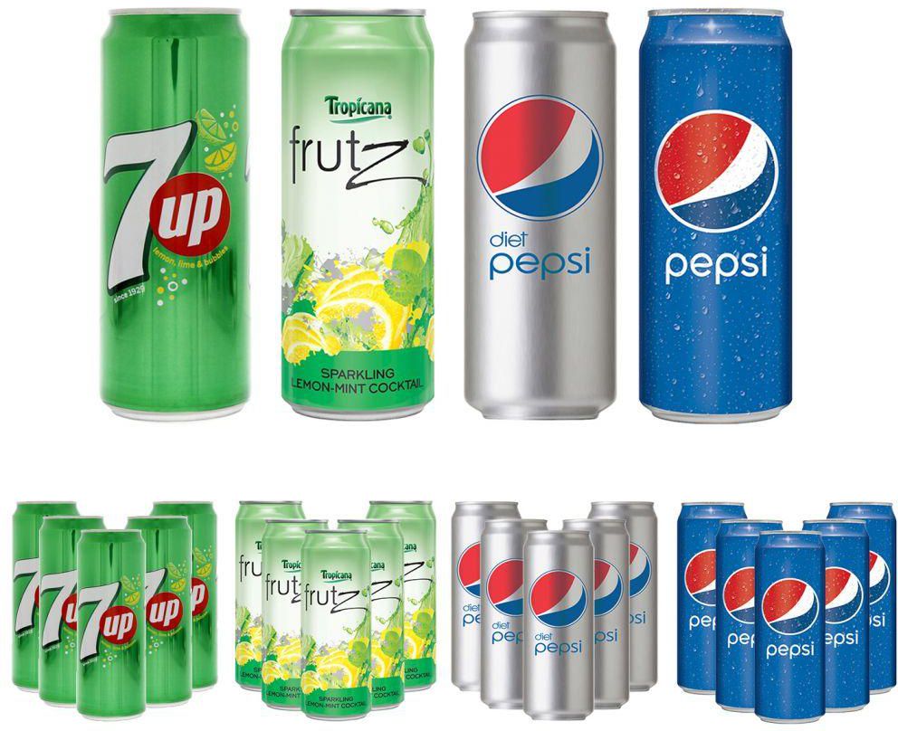 Pepsi Soft Drinks Bundle Set of 24