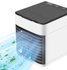 Personal Desktop Portable Air Conditioner Humidifier With 7-Color LED Light