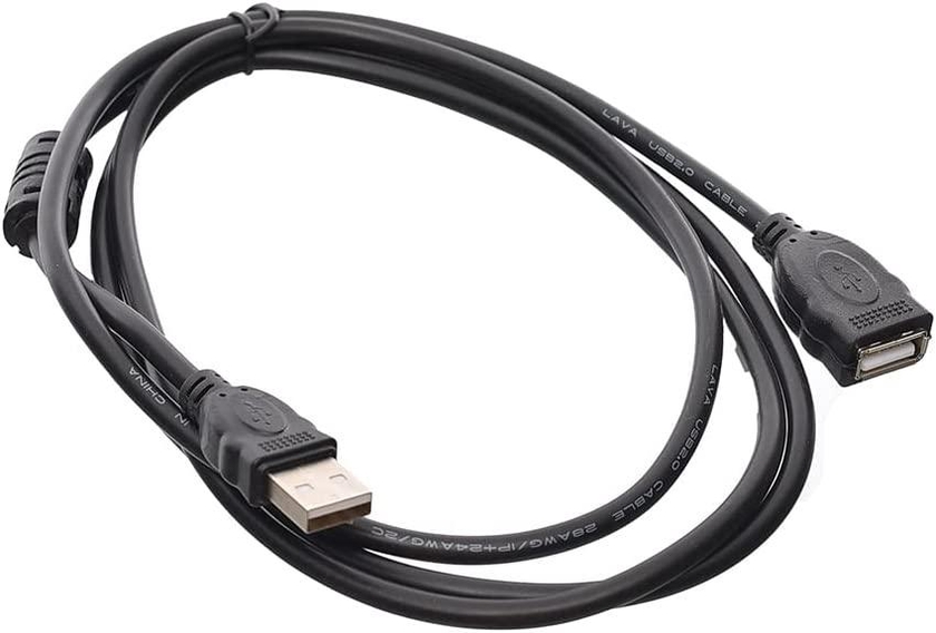 NCS USB Extension Cable, 3 Meters - Black
