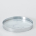 Lamac Metallic Glass Tray - 25x25x3 cm