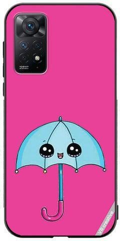 Protective Case Cover For Xiaomi Redmi Note 11 Pro Umberalla Design Multicolour