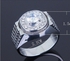 Cubic Zirconia Ring For Men Size 9