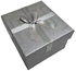 Fashion Grey Gift Boxes With Cover Ribbon