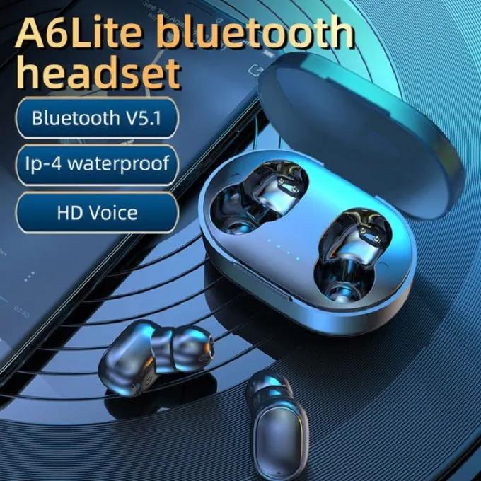 Generic A6 Lite Bluetooth Earphones Wireless Earbuds For Xiaomi Redmi Fone Headsets With Microphone Handsfree Wireless Headphones