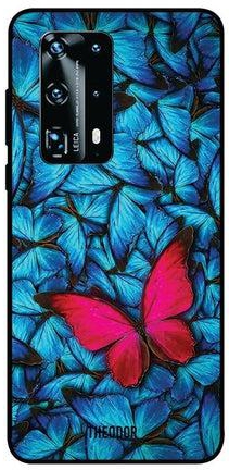 Protective Case Cover For Huawei P40 Pro Plus Blue/Pink/Black