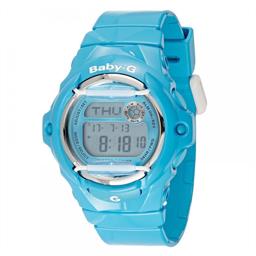 Casio Baby-G Ladies Blue Digital Dial Blue Resin Band Watch [BG-169R-2B]