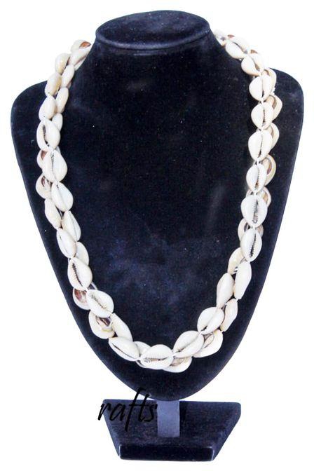 Fashion Cream/White Cowrie Sea Shell Necklace