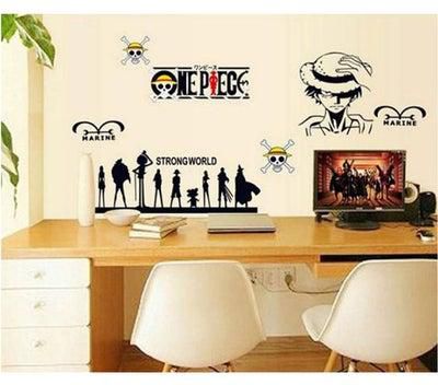 One Piece Wall Sticker Sticker For Living Room Gift For Children Room Decor Black 90X60cm